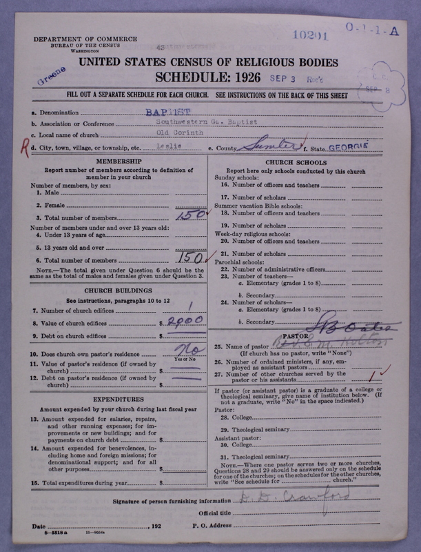 Scan of Negro Baptists: 10201