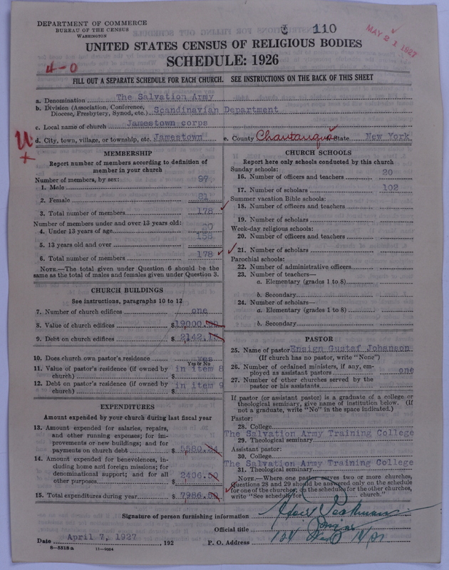 Scan of Salvation Army: 110