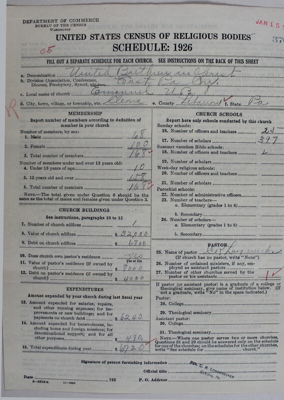 Scan of Church of the United Brethren in Christ: 376