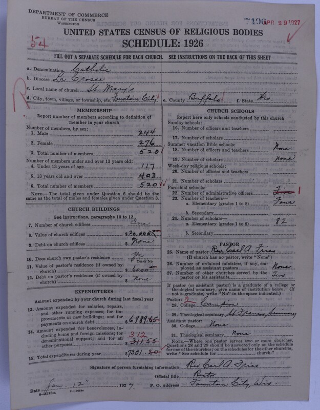 Scan of Roman Catholic Church: 7406