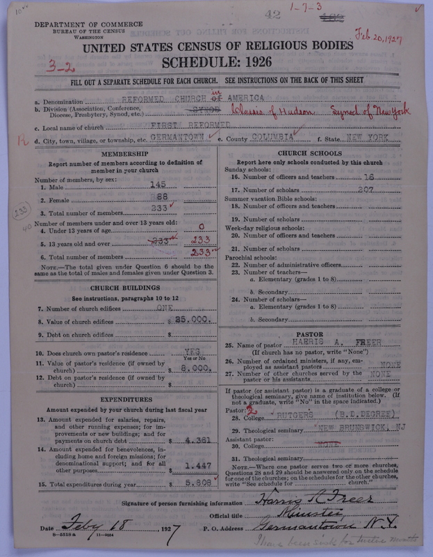 Scan of Reformed Church in America: 42