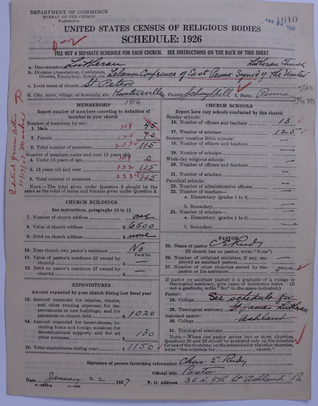 Scan of United Lutheran Church in America: 1610