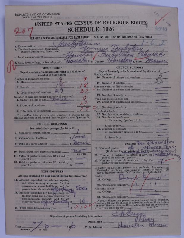Scan of Presbyterian Church in the United States of America: 4498