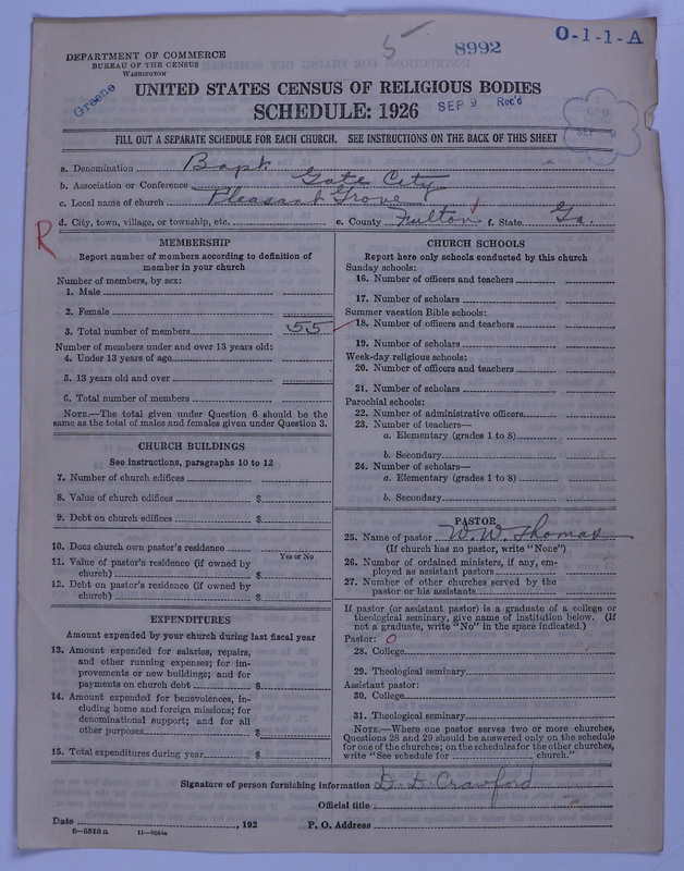 Scan of Negro Baptists: 8992