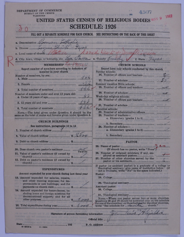 Scan of Roman Catholic Church: 4507