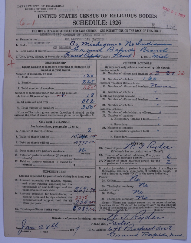 Scan of Reorganized Church of Jesus Christ of Latter Day Saints: 176