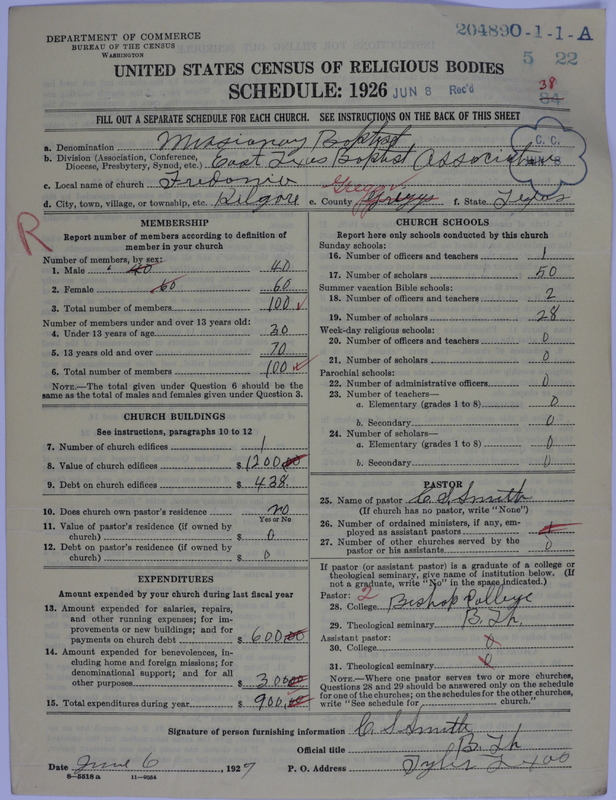 Scan of Negro Baptists: 20489