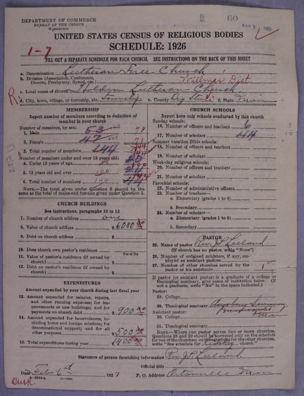 Scan of Lutheran Free Church: 60