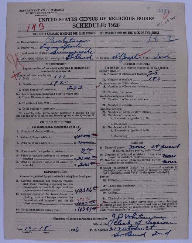 Scan of Presbyterian Church in the United States of America: 3317