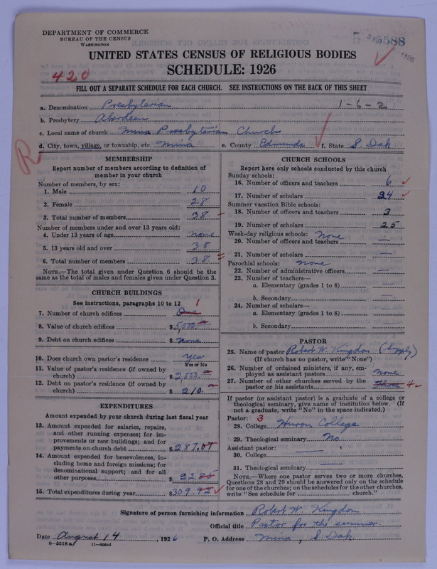 Scan of Presbyterian Church in the United States of America: 5588