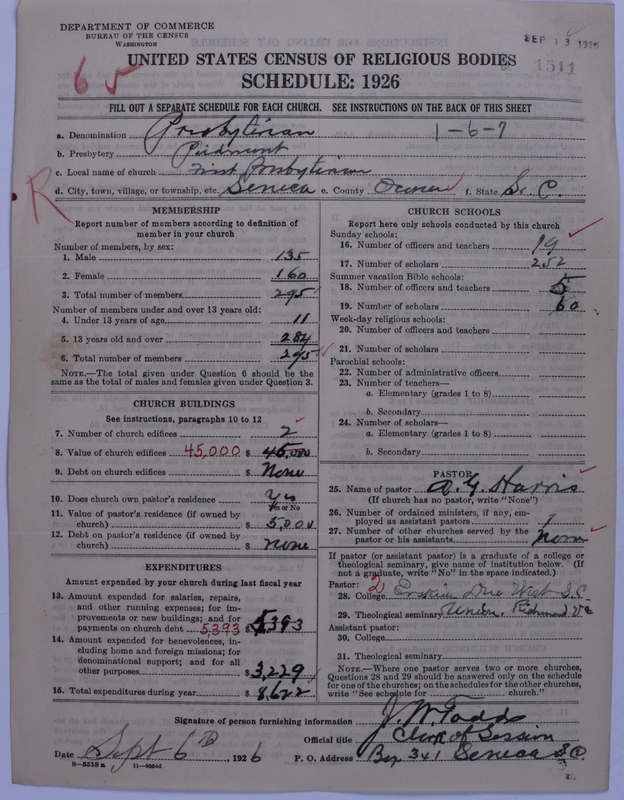 Scan of Presbyterian Church in the United States: 1511