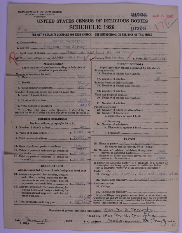 Scan of Roman Catholic Church: 10708