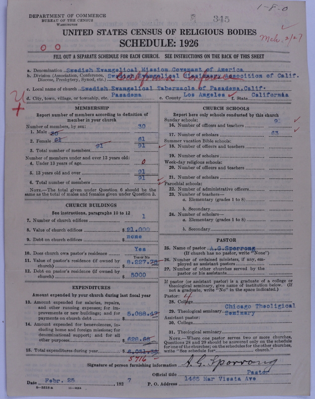 Scan of Swedish Evangelical Mission Covenant of America: 345
