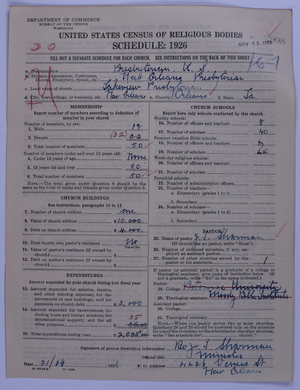 Scan of Presbyterian Church in the United States: 2998