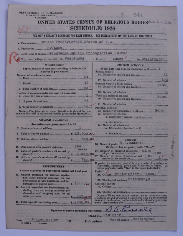 Scan of United Presbyterian Church of North America: 844