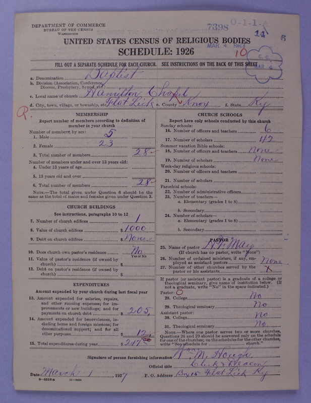 Scan of Negro Baptists: 7398