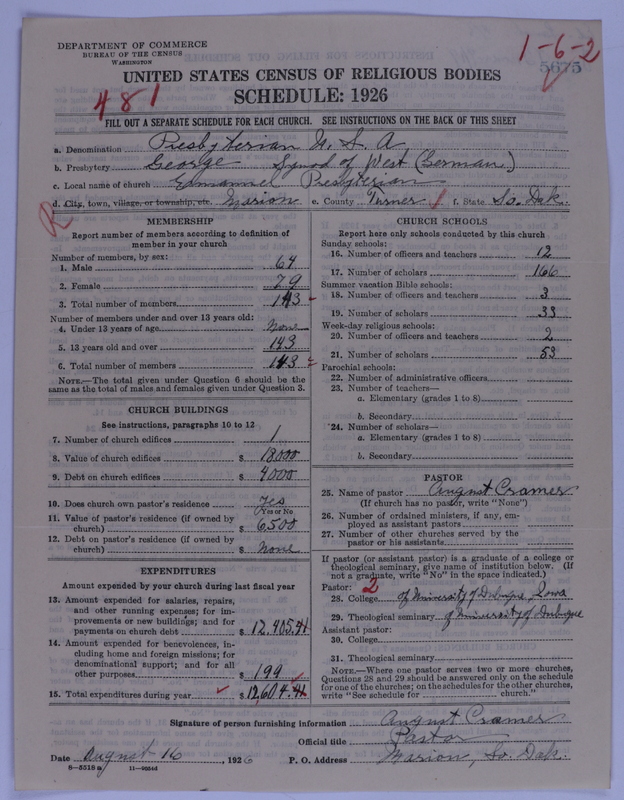 Scan of Presbyterian Church in the United States of America: 5675
