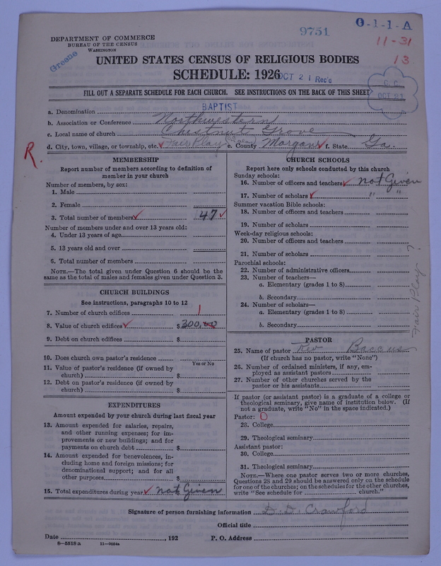 Scan of Negro Baptists: 9751
