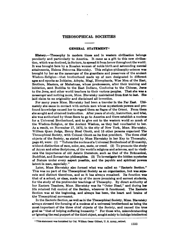 Scan of Universal Brotherhood and Theosophical Society