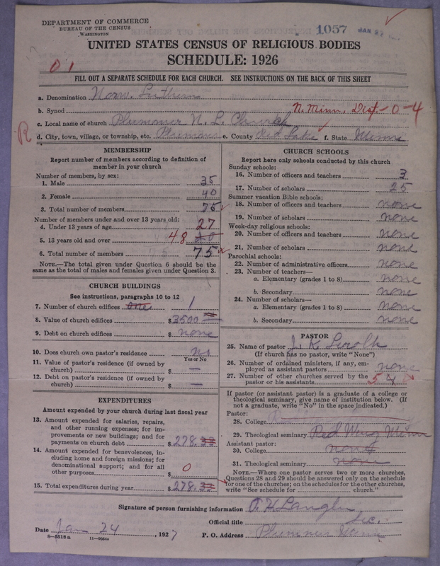 Scan of Norwegian Lutheran Church of America: 1057