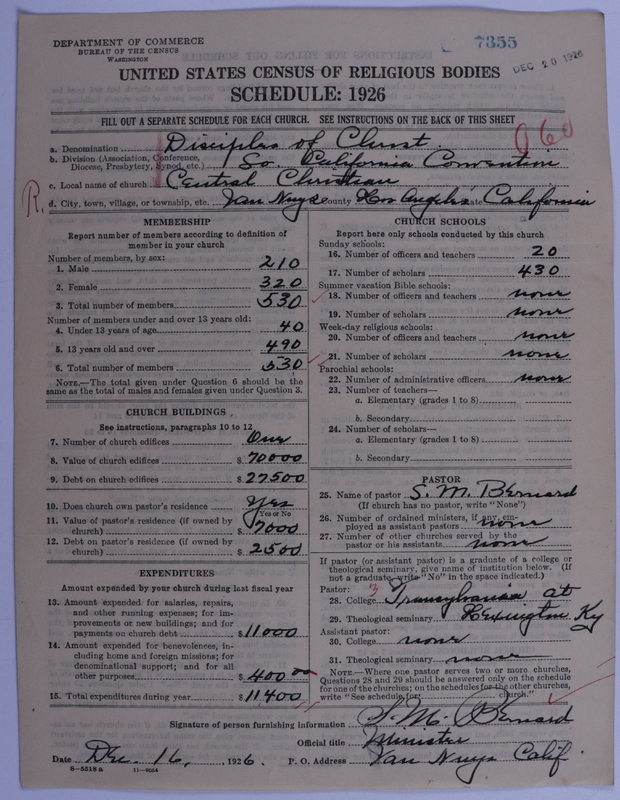 Scan of Disciples of Christ: 7355