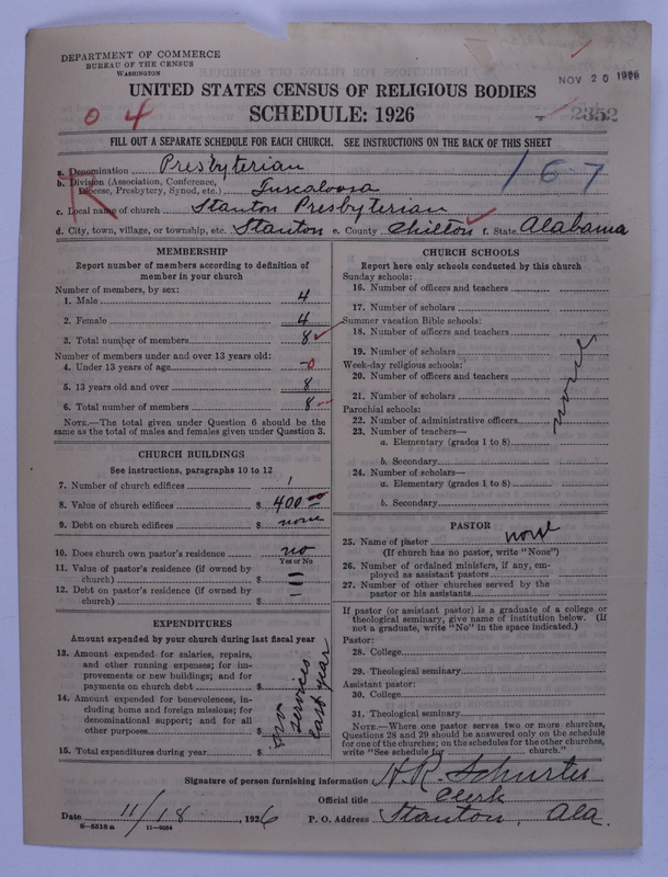Scan of Presbyterian Church in the United States: 2352