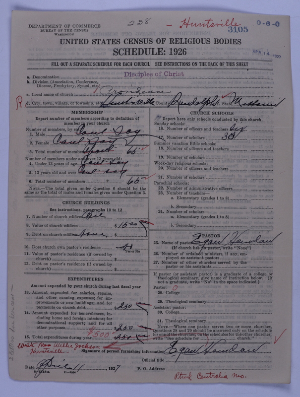 Scan of Disciples of Christ: 3105