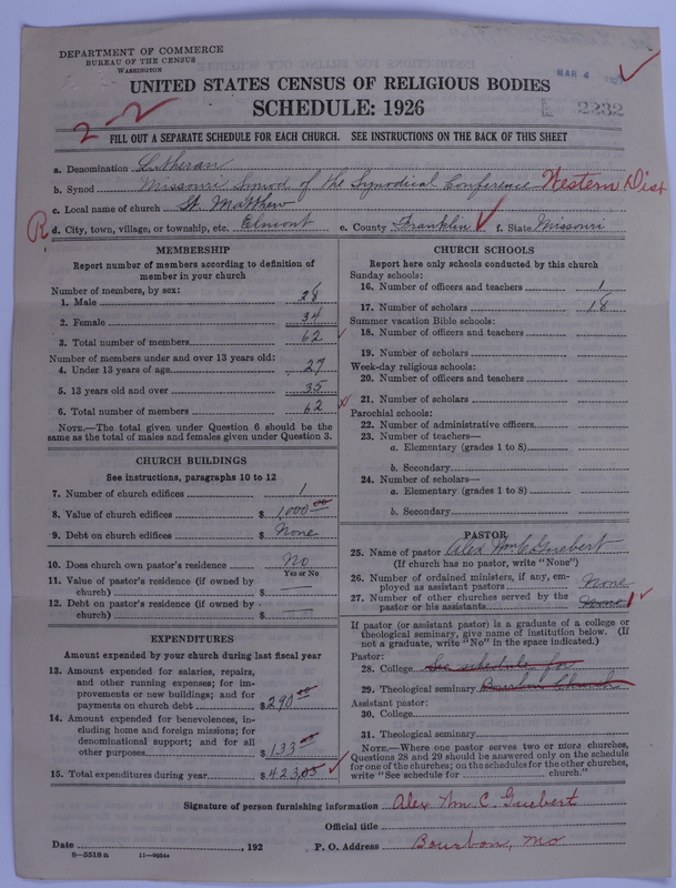 Scan of Evangelical Lutheran Synodical Conference of America: Evangelical Lutheran Synod of Missouri, Ohio, and Other States: 2232