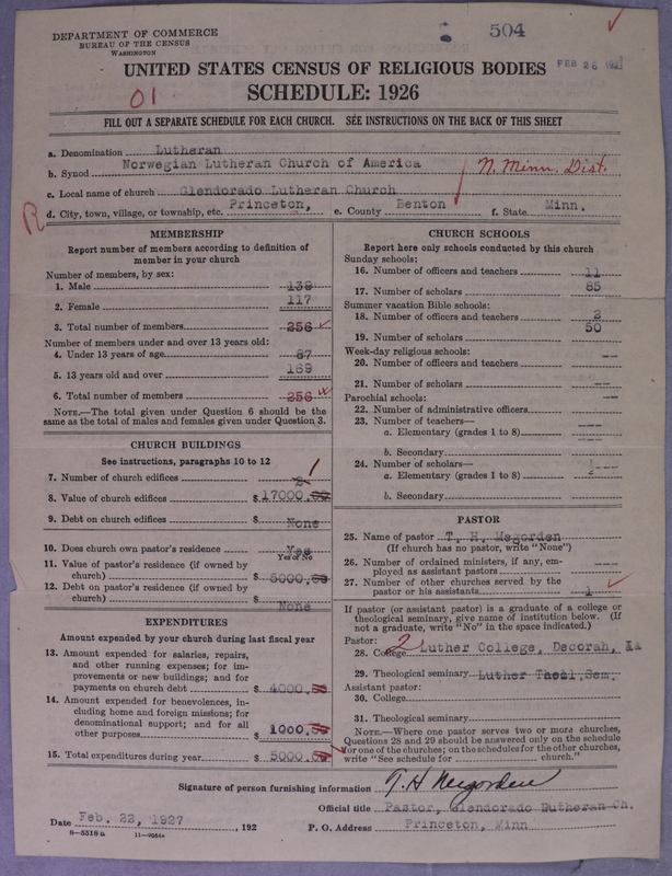 Scan of Norwegian Lutheran Church of America: 504