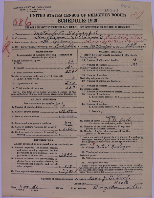 Scan of Methodist Episcopal Church: 10543