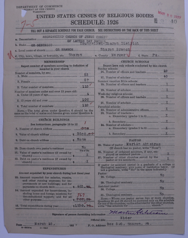 Scan of Reorganized Church of Jesus Christ of Latter Day Saints: 40