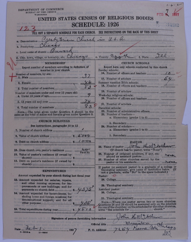 Scan of Presbyterian Church in the United States of America: 3492