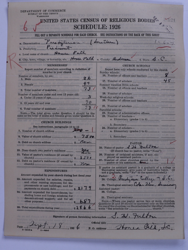 Scan of Presbyterian Church in the United States: 1321
