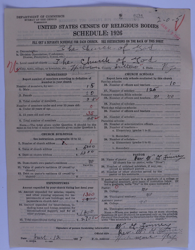 Scan of Church of God (Headquarters, Anderson, Ind.): 621