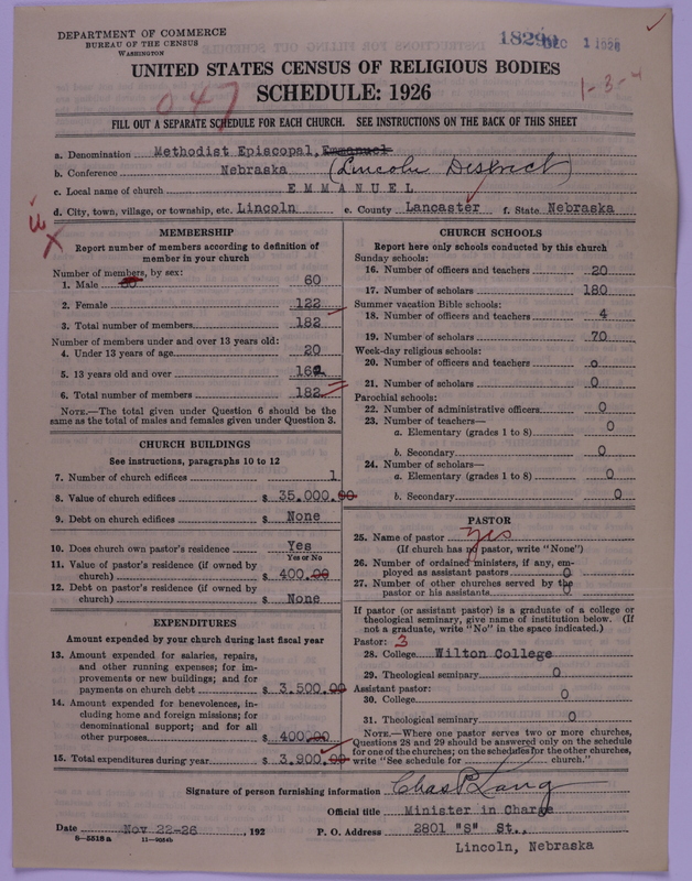Scan of Methodist Episcopal Church: 18290