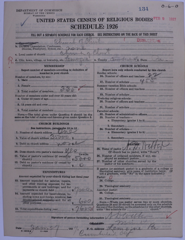 Scan of Disciples of Christ: 134