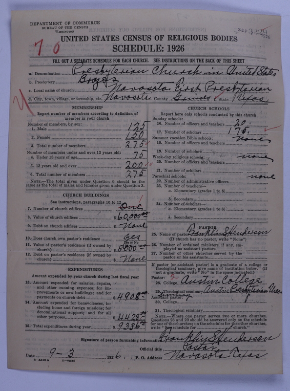 Scan of Presbyterian Church in the United States: 3229