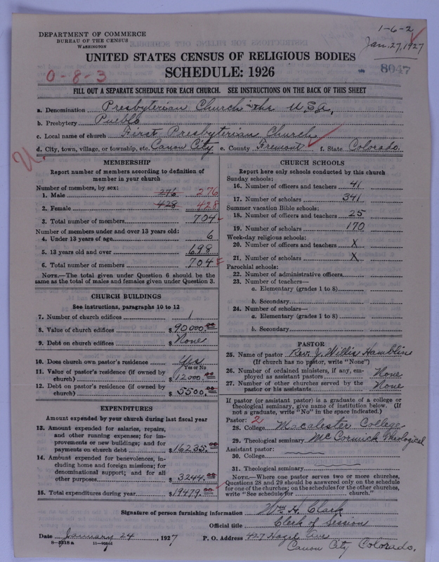 Scan of Presbyterian Church in the United States of America: 8047