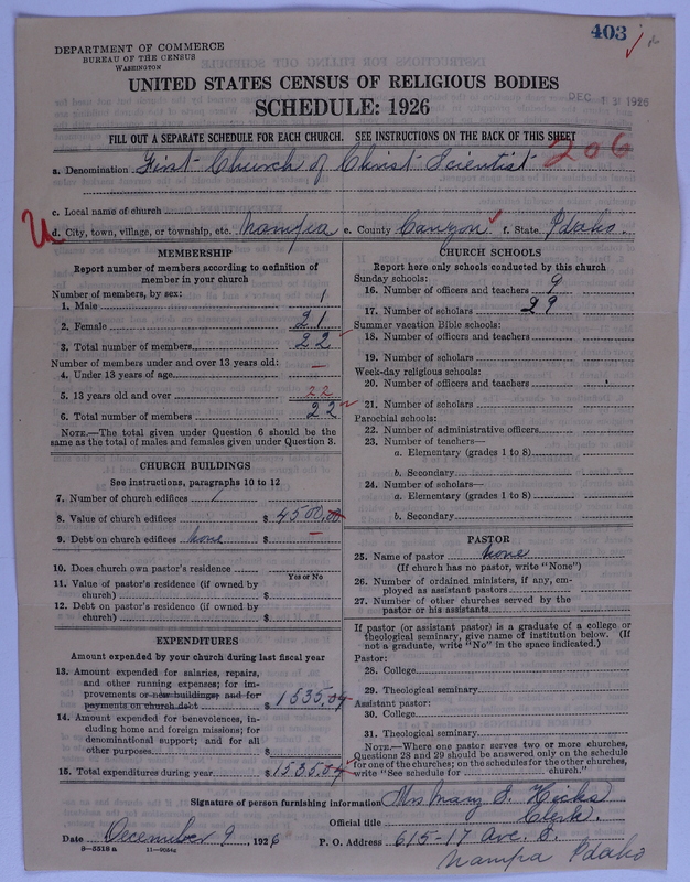 Scan of Church of Christ, Scientist: 403