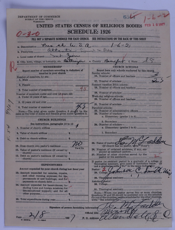 Scan of Presbyterian Church in the United States of America: 6564