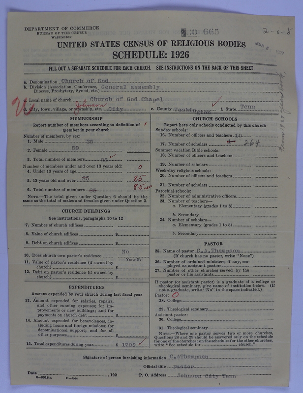 Scan of Church of God (Headquarters, Anderson, Ind.): 665