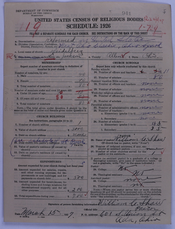 Scan of Reformed Church in the United States: 941