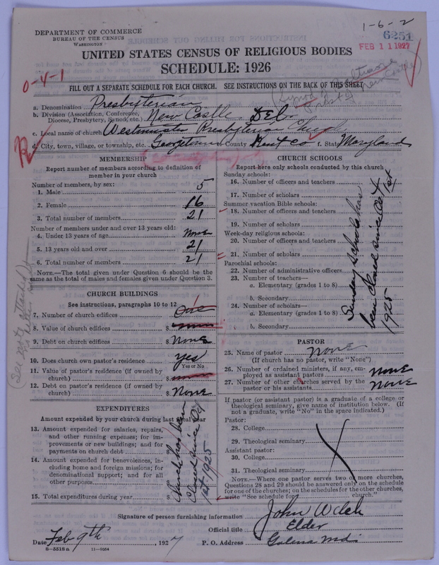 Scan of Presbyterian Church in the United States of America: 6251