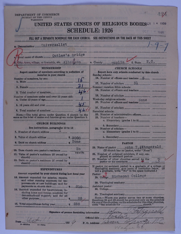 Scan of Universalist Church: 424