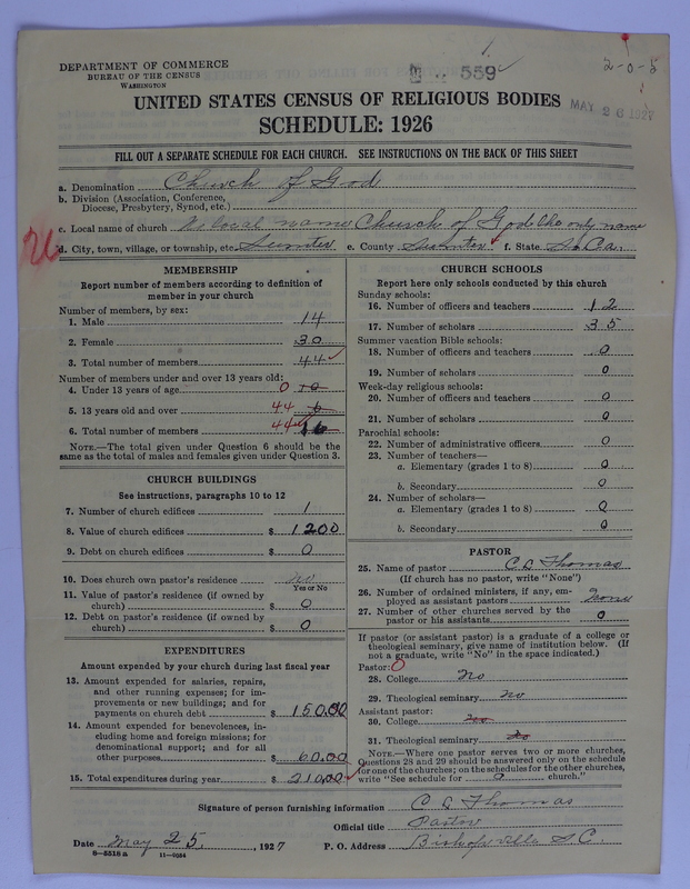 Scan of Church of God (Headquarters, Anderson, Ind.): 559