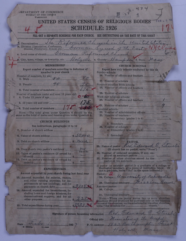 Scan of Reformed Church in the United States: 1