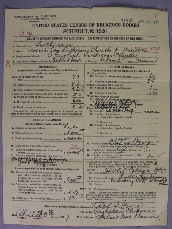 Scan of Norwegian Lutheran Church of America: 1062