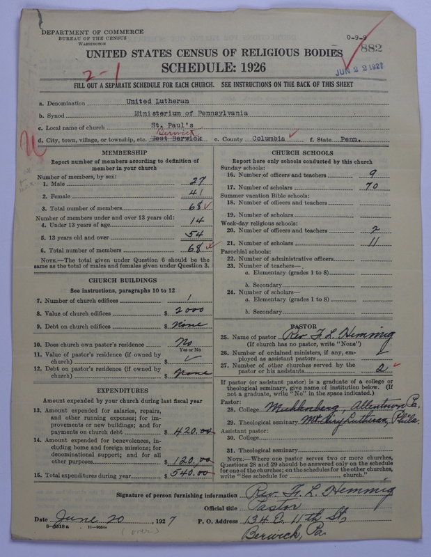 Scan of United Lutheran Church in America: 882