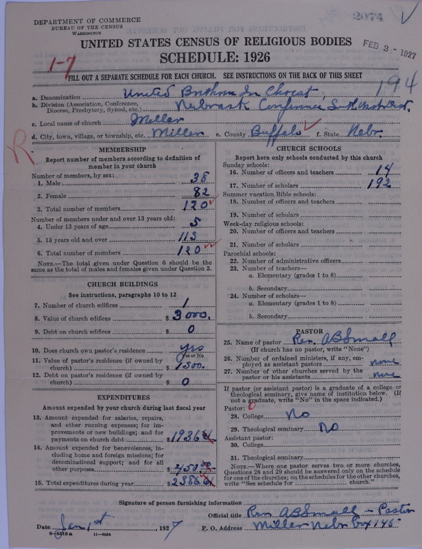 Scan of Church of the United Brethren in Christ: 2074