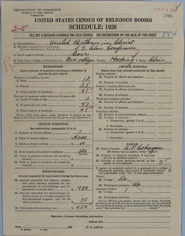 Scan of Church of the United Brethren in Christ: 786
